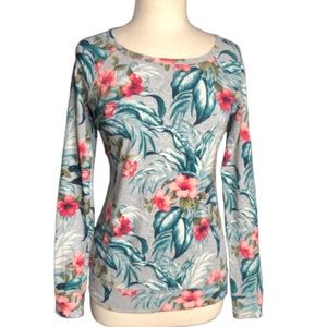 Tommy Bahama Floral long sleeve top